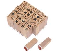 OSALADI 42 Pezzi Timbro del partito degli animali timbri pianificatore timbri di giornale Imbottitura per calze di Natale Francobolli fai -da -te