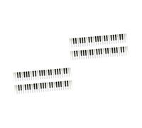 OSALADI 4pezzi Adesivi Per Scale Con Design Tasti Pianoforte Da Impermeabili e Rimovibili Per Decorazione Domestica e Bar
