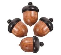 OSALADI 4pezzi Ciondolo Ghianda Artigianale Ciondolo Ghianda Per Collana e Decorazione Forma Realizzato in Materiale Affidabile e Durevole
