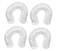 OSALADI 4pezzi Flessibile Per Scarico Accessorio Per e Camere Asciugatrici Facile Installare e Resistente Temperature