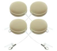 OSALADI 4pezzi Panno Pulente Per Schermi Elettronici Forma Di Macarons Per Smartphone e Tablet Rimuove Polvere e Impronte Leggero e Portatile Pulizia Per Monitor e Dispositivi Digitali