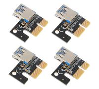 OSALADI 4pezzi Schede Riser Per Mining Convertitori Pci-e Da Schede Adattatrici Per Computer Nero Componenti Per Computer