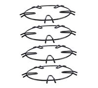 OSALADI 4pezzi Supporto Per Cucina Da Supporti Per Stufa Gas Stabilità e Resistenza Per Pentole e Casseruole Ferro Antiscivolo Design Rotondo Compatibile Con Cucine Artigli