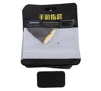 OSALADI 4sets Manicotti Antiscivolo Per Giocatori Coperture Per Dita Traspiranti e Resistente Al Sudore Colorata Con Scatola Per Gaming e Sport Elettronici