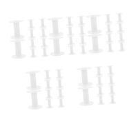 OSALADI 5 Set Rocchetti da Cucito Trasparenti Resistente da Spolette Professionali per Macchine da Cucire E Progetti Fai da Te Accessori Impermeabili E Antiruggine per Cucito E 10 Pezzi*5