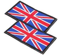 OSALADI 5 Set Toppe Ricamate Bandiera Inglese Patches Termoadesive Per Abbigliamento Riparazione E Decorazione Vestiti Borse E Accessori Facili Da Usare E Pratiche 2 Pezzi * 5