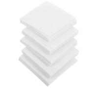 OSALADI 50 Pezzi Cuscinetto Isolante in Forno a microonde Carta refrattaria in Fibra Ceramica Cuscinetto in Fibra Ceramica del Forno Fodera Termica White