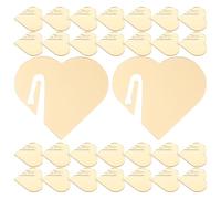 OSALADI 50 Pezzi Marcatori per Bicchieri da Vino in Acrilico a Forma di Cuore, Riutilizzabili e Portatili, per Feste a Casa al Bar, Eleganti e Resistenti