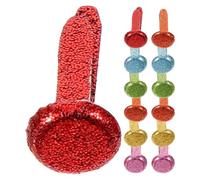 OSALADI 50 Pezzi Mestieri Che Fanno Mini Chiodini Artigianato Scrapbooking Unghia Piccolo Manicure Chiodi a Due Zampe Fermagli di Carta Fermo di Carta Brad Ferro da Stiro