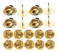 OSALADI 50 Set Chiusure per Spille a Farfalla in Rame Colore Oro, Design Portatile e Ben Sicuro, per Progetti Fai-da-te e Sostituzioni di Spille e Distintivi