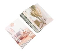 OSALADI 50fogli Carta Vegetale per Scrapbooking Materiale Fai da Te per Artigianato Carta Sfondo Decorativa per Appunti Mano
