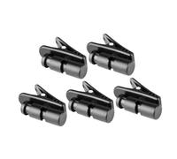 OSALADI 5pezzi Clip per Microfono in Abs Clip per Cavi per Cuffie per Cavi per Auricolari per Metallici per USB Confezione per Aule Discorsi Spettacoli Teatrali e Uso Interno ed Esterno