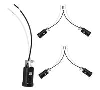 OSALADI 5pezzi Convertitore Lampadina Con Base Candelabro Senza Chiave Con Cavo Per Lampadino Led Per Lampadari e Applique Da Parete Luce Supporto Ceramica Moderno Pendente