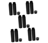 OSALADI 5sets Prolunghe Per Microfono Con Adattatore Tubo Estensibile Lega Di Alluminio Per Stand Microfono Per Registrazioni e Streaming Live Facile Da Installare Leggero e Resistente