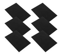 OSALADI 6 Fogli Adesivi Stradali in Miniatura Autoadesivi A4 Neri per Modellini di Treni, Layout Scenari Architettonici, Decorazioni Fai da Te per Diorami e Modelli Ferroviari