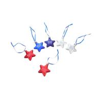 OSALADI 6 Pezzi Ciondolo Pentagramma da Appendere Decorazione Commemorativa Ornamenti del 4 Luglio Ornamento Patriottico da Appendere Ornamenti per Il Dell'Indipendenza