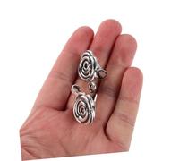 OSALADI 6 pezzi Clip per Cardigan Forma Rosa Vintage Fermagli per Cappa e Spille Fermacloak in Stile Retrò per Donna Accessori Eleganti e Sicuri per Layered