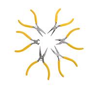 OSALADI 6 Pezzi Mini Diy Jewelry Pliers With Iron Wire Cutter Durable Multifunctional Hand Tools For Wire Wrapping And Jewelry Making