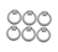 OSALADI 6 pezzi Pomelli Armadio Foro Maniglie Rotonde Anello per Mobili Camera e Mini Dimensioni Design Elegante e Versatile
