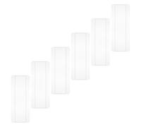 OSALADI 6 Pezzi Tavoletta Trasparente per Smalti Unghie con Punte Campione Scheda Colore per Pratica Nail Art Palette Organizzatore per Salone e Uso DIY