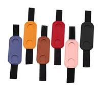 OSALADI 6pezzi Fascia Portapenne in Pelle Pu per Singola Penna Accessorio Salvaspazio per Diario Libro o Pianificatore Custodia Protettiva e Supporto Elastico Colore Casuale