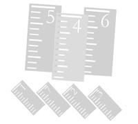 OSALADI 7pezzi Stencil Per Crescita in Plastica Righello Crescita Per Ragazzo Ragazza Stencil Riutilizzabile Per Scala Parete Marcature in Precise Decorazione Per Monitorare Altezza