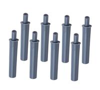 OSALADI 8 Pezzi Fermaporte da Pavimento in ABS Grigio Scuro Ammortizzatore Silenzioso per Porte Scorrevoli e Armadi Protezione Antiurto Durevole per Casa e Ufficio