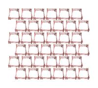 OSALADI 80 Pezzi Mini Recinzione in Plastica Decorativa Recinzione per Micro Paesaggi Ornamenti per Piccoli Giardini e Decorazioni di Case in Miniatura