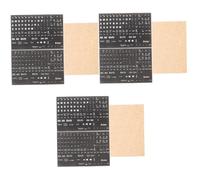 OSALADI 9fogli Adesivi Per Tastiera Di Stickers Per Tastiera Inglese Con Lettere Grassetto e Sottile Facile Da Applicare e Rimuovere Senza Residui Per Computer Portatili e Desktop