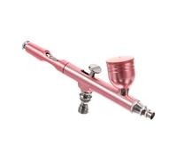 OSALADI Aerografo per Decorazione Torte Portatile Strumento Professionale con Effetto Spruzzatura Fine per Cake Design Colore rosé Facile da Usare e