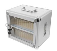 OSALADI Armadio Porta Cellulari in Lega di Alluminio Slot Organizer Mobile per Scuola Ufficio Ristorante e Hotel Box Salvaspazio Resistente e Leggero per Custodia Telefonini