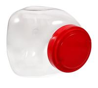 OSALADI Barattolo Trasparente con Coperchio Ermetico da 1500 Ml Contenitore per Caramelle e Biscotti a Bocca Larga Plastica Sicura per Conservazione Alimenti per Cucina Colore Casuale