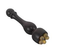 OSALADI Bastoncino Massaggiante in Legno di Palissandro Viola Rullo Viso Anti-Età per Massaggio Oculare e Facciale Strumento Manuale Portatile per Cura della Pelle e Rilassamento Occhi