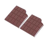 OSALADI Blocco Note Cioccolato Profumato 2 Pezzi Autocollant Creativo Per Ufficio e Cancelleria Studenti Fogli Adesivi Multifunzione Per Promemoria Muro Porta Frigorifero