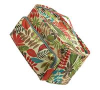 OSALADI Borsa Donna Organizer per Uncinetto e Ferri da Maglia Custodia per Cucito e Lavoro Maglia Borsa Portaoggetti Cerniera
