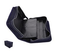 OSALADI Borsa Porta CD in Denim - Custodia per 128 CD Custodia per Dvd Organizer in Tessuto Riutilizzabile Portatile per Casa Ufficio Viaggio