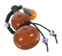 OSALADI Bottiglia di Zucca per Vino 300Ml Cera D’Api Decorazione Appesa Vintage Contenitore Portatile per Liquori Regalo per Amanti del Vino e Complemento per la Casa