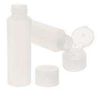 OSALADI Bottiglie Vuote da Viaggio 50Ml Set 2 Pezzi Flaconi Erogatori Ricaricabili Anti-Perdita in PE Tappo a Chiusura Ermetica Contenitori per Cosmetici Oli Essenziali per Trucco