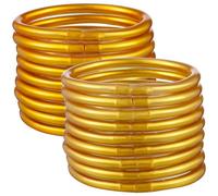 OSALADI Braccialetti e Colore Oro Luminoso 18 in Silicone e Silenziosi Design per Donna e Ragazza