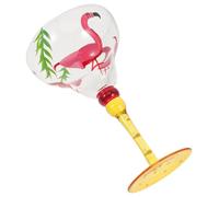 OSALADI Calice da Vino Colorato Dipinto a Mano, Bicchiere da Cocktail Delicato in Vetro Resistente, Coppa di Vino per Uso Domestico e Feste, per Matrimoni, Bar e Anniversari, Dimensioni