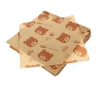 OSALADI Carta Oleata per Sandwich e Patatine 500 Fogli 20X20 CM per Snack Fritti e Contenitori Alimentari Uso Domestico e Ristoranti