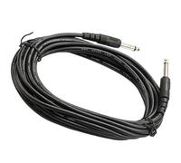 OSALADI Cavo Patch per Chitarra 5m Nero Connettore Dritto | Plastica Nera, per Amplificatori e Chitarra, Prove e Studio, Libertà di Movimento e Facile Riponimento