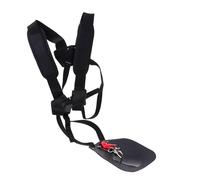 OSALADI Cintura Imbottita per Decespugliatore a Doppia Tracolla Cinghia di Sicurezza per Tagliaerba Accessorio da Giardino per Distribuzione Uniforme del Carico su Spalle e Petto