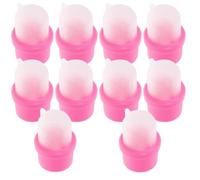 OSALADI Copertura per Rimozione Unghie Morbida Rosa Tappi per Ammollo Unghie 20 Pezzi Accessori per Manicure Delicate e Sicure