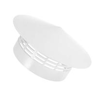 OSALADI Copertura per Stufa in Pvc Bianco Ventilazione, Tappo Antipioggia Versatile per Esterni e Caminetti, Protezione Resistente per Spazi All'aperto