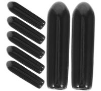 OSALADI Coperture Terminali per Cestello Lavastoviglie 3mm Nere, Tappi per Punte Rebbi Set da 200 Pezzi, Protezioni per Cestini Lavastoviglie per Uso Riparazione e Protezione Completa