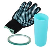 OSALADI Copribottiglie Silicone per Sublimazione e Portatile Resistente e Leggero per Bottiglie con Manicotto e Nastro Resistente al Calore per Pressa Caldo e Personalizzazione