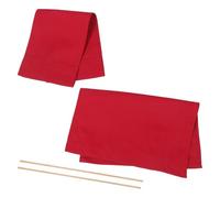 OSALADI Coprisedia di Ricambio in Tela Rossa per Sedia da Regista Pieghevole, Materiale Canvas e Bambù, Lavabile in Lavatrice, per Relax in Patio e Campeggio