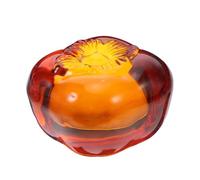 OSALADI Cristallo Persimmon Paperweight Pesante in Vetro per Scrivania Stabilizzatore per Carta Tessuti e Calligrafia Miniatura Decorativa per Amanti di Libri e Progetti di Cucito