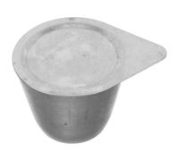 OSALADI Crogiolo di Nichel da 30 Ml con Coperchio Resistente alle Alte Temperature per Laboratorio Chimico Strumenti di Fusione per Creazione di Gioielli e Analisi Termica